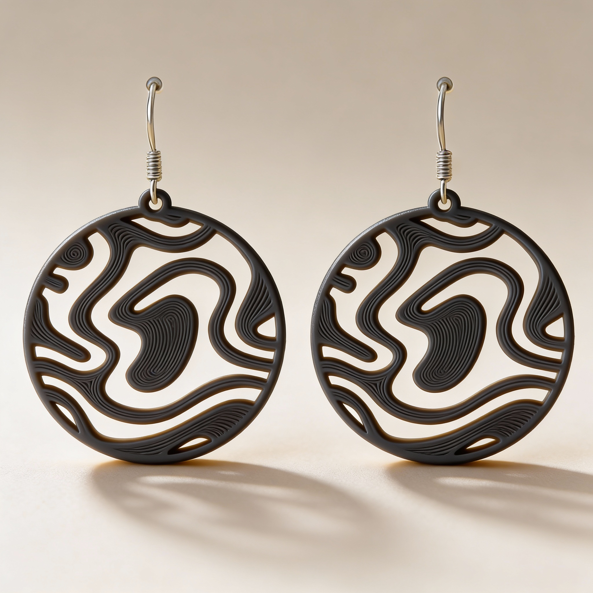 CURVE – Runde Statement Ohrringe