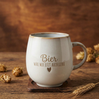 Tasse „Bier wäre mir jetzt auch lieber“ – Lustige Kaffeetasse mit humorvollem Spruch