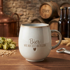 Tasse „Bier wäre mir jetzt auch lieber“ – Lustige Kaffeetasse mit humorvollem Spruch