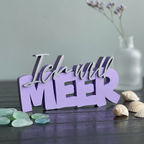 Ich will MEER – Maritimer Deko-Schriftzug mit Urlaubsfeeling