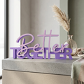 Better Together – Moderner Deko-Schriftzug für Zusammenhalt