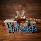 Whisky on the Rocks Getränkehalter – stilvoll & praktisch