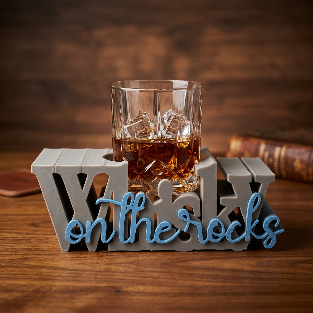 Whisky on the Rocks Getränkehalter – stilvoll & praktisch