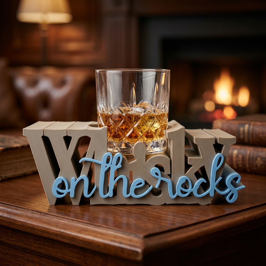 Whisky on the Rocks Getränkehalter – stilvoll & praktisch