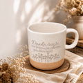 Keramiktasse „Danke, dass du mir beim Wachsen geholfen hast“ – liebevolle Geschenkidee