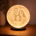 Personalisierte Mondlampe mit Wunschfoto – Erinnerungen, die leuchten