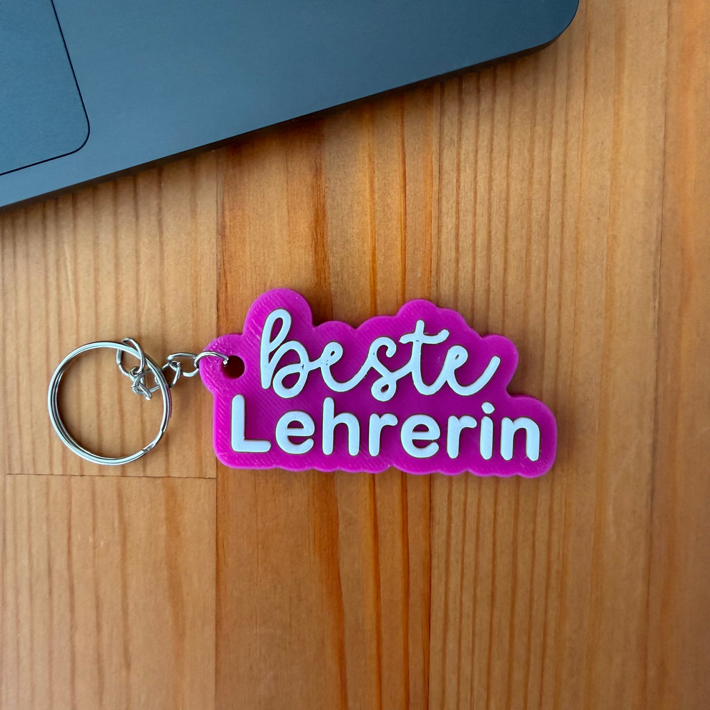 Beste Lehrerin - Schlüsselanhänger