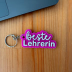Beste Lehrerin - Schlüsselanhänger