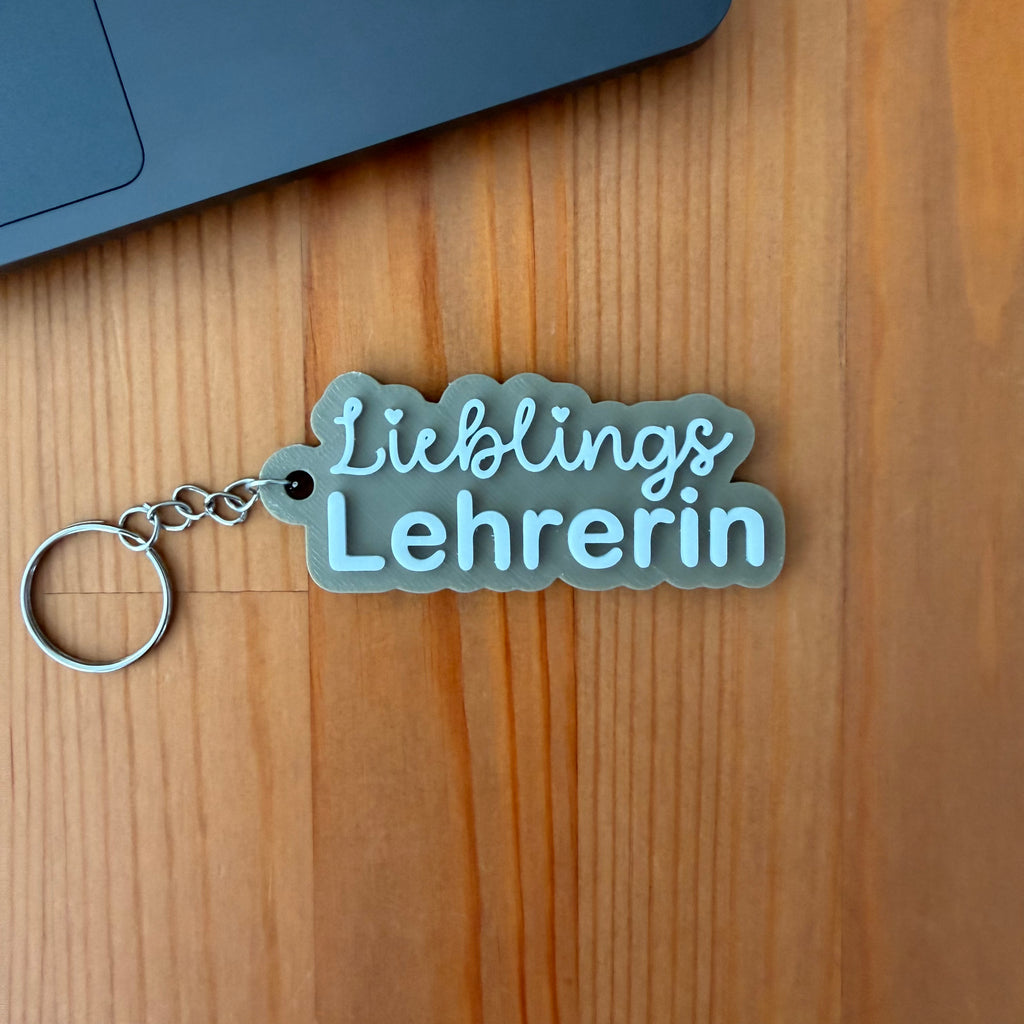 Lieblings-Lehrerin - Schlüsselanhänger
