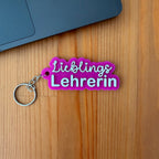 Lieblings-Lehrerin - Schlüsselanhänger