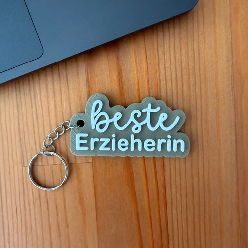 Beste Erzieherin - Schlüsselanhänger