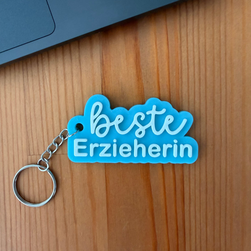 Beste Erzieherin - Schlüsselanhänger