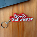 Beste Schwester - Schlüsselanhänger