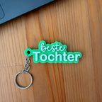 Beste Tochter - Schlüsselanhänger