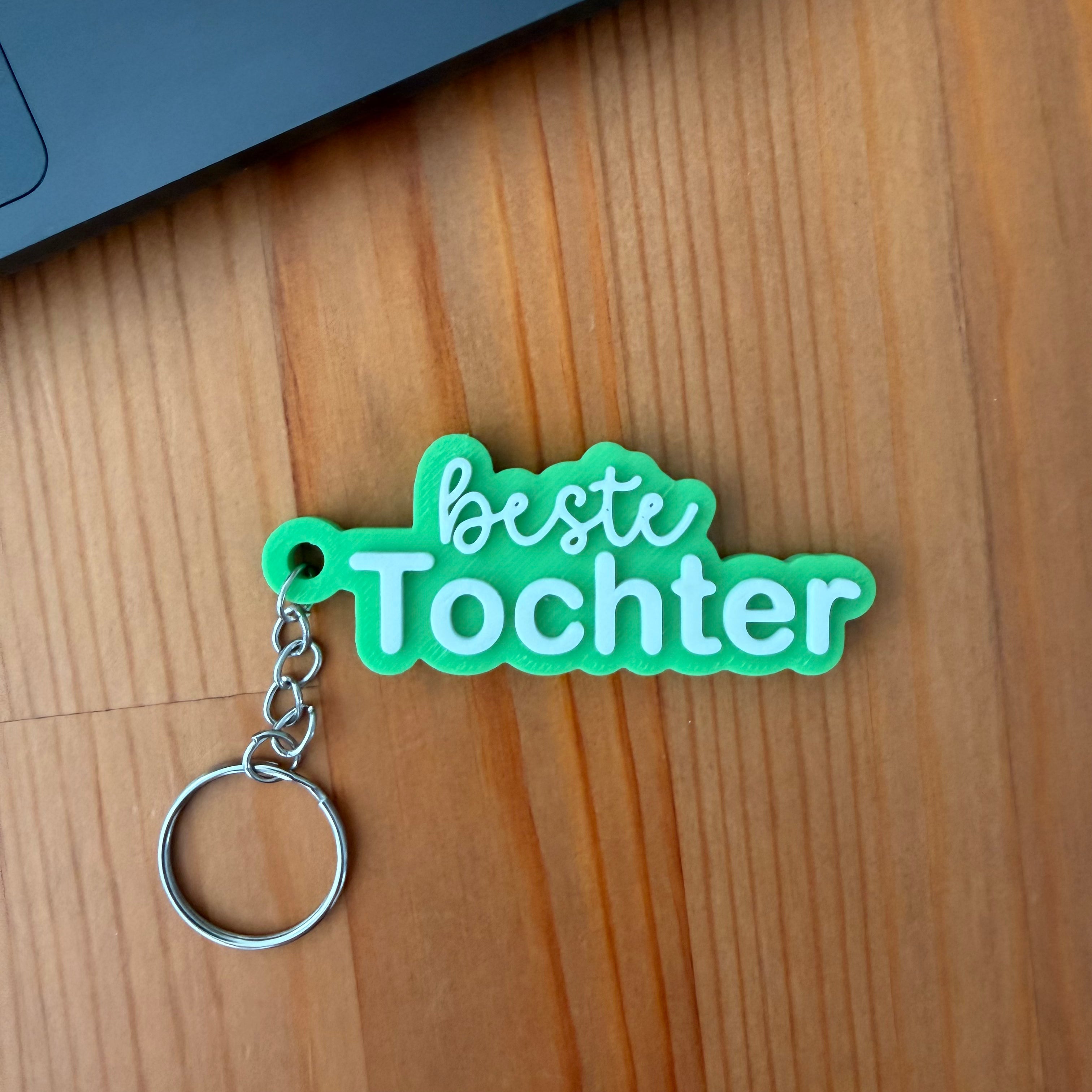 Beste Tochter - Schlüsselanhänger