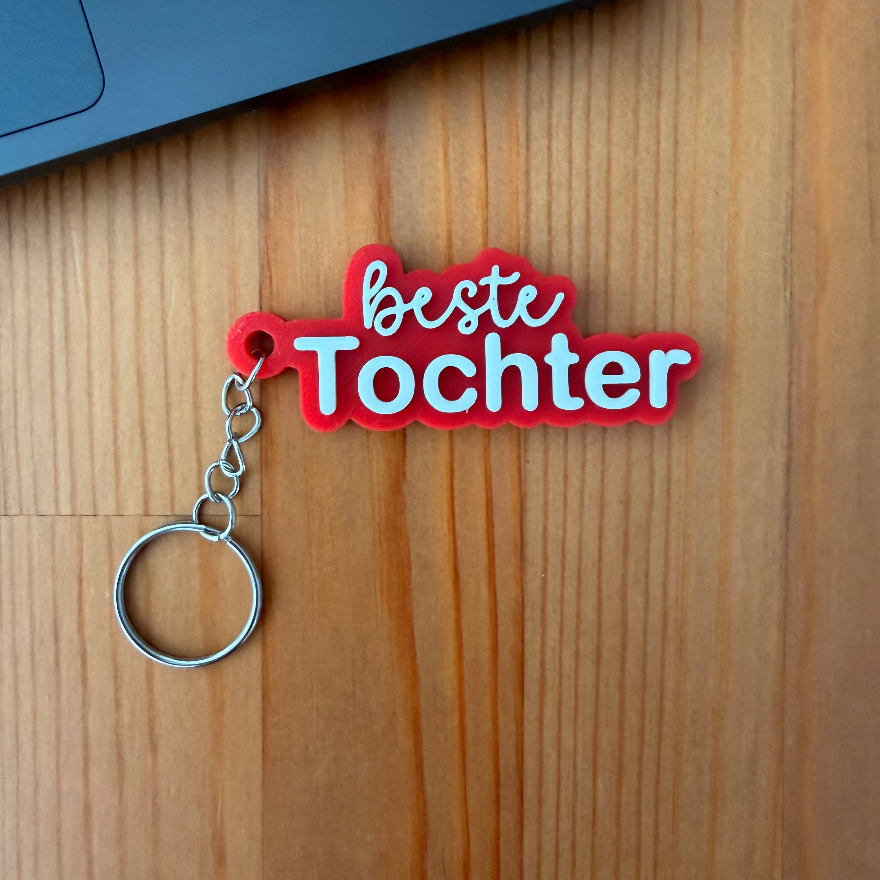 Beste Tochter - Schlüsselanhänger