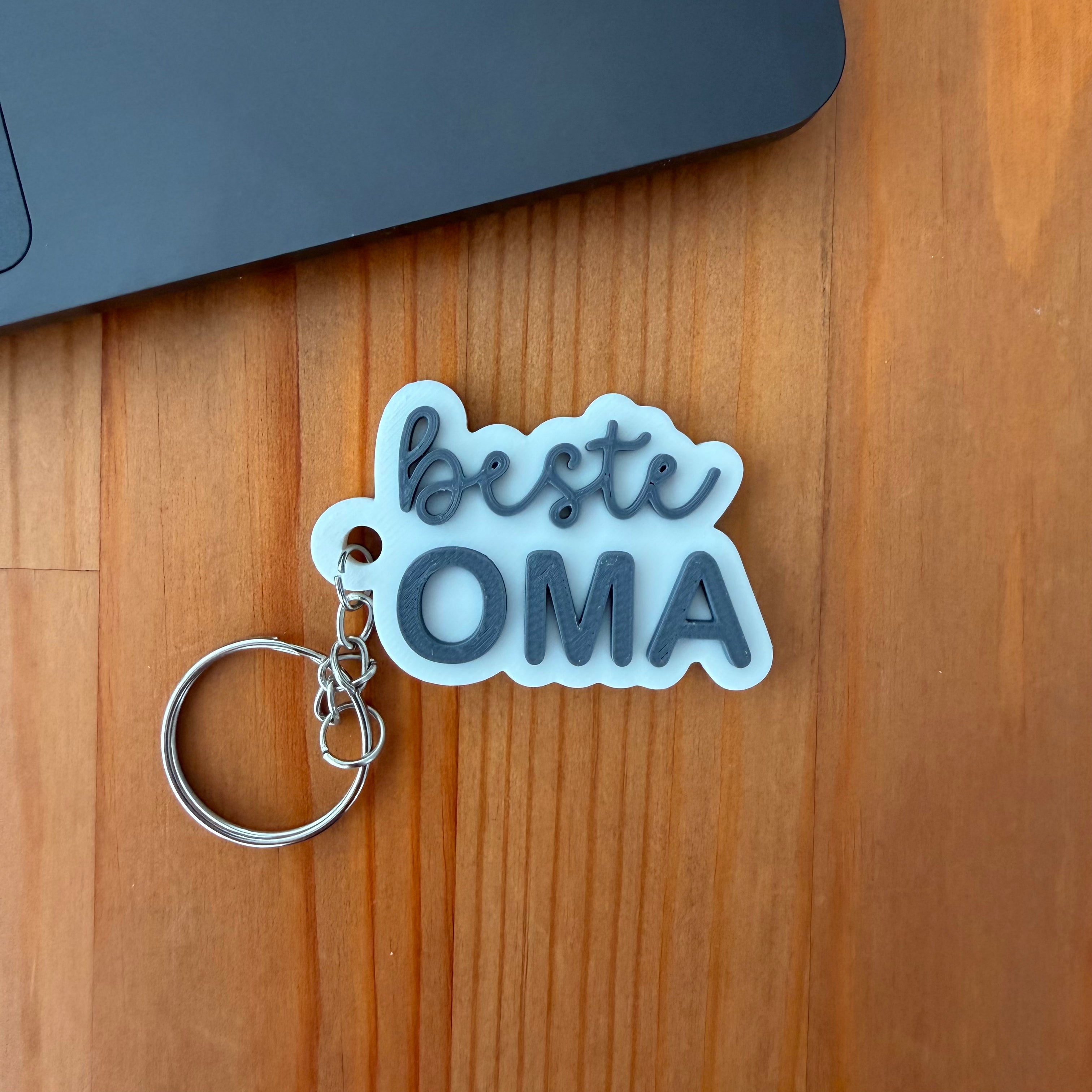 Beste-Oma - Schlüsselanhänger