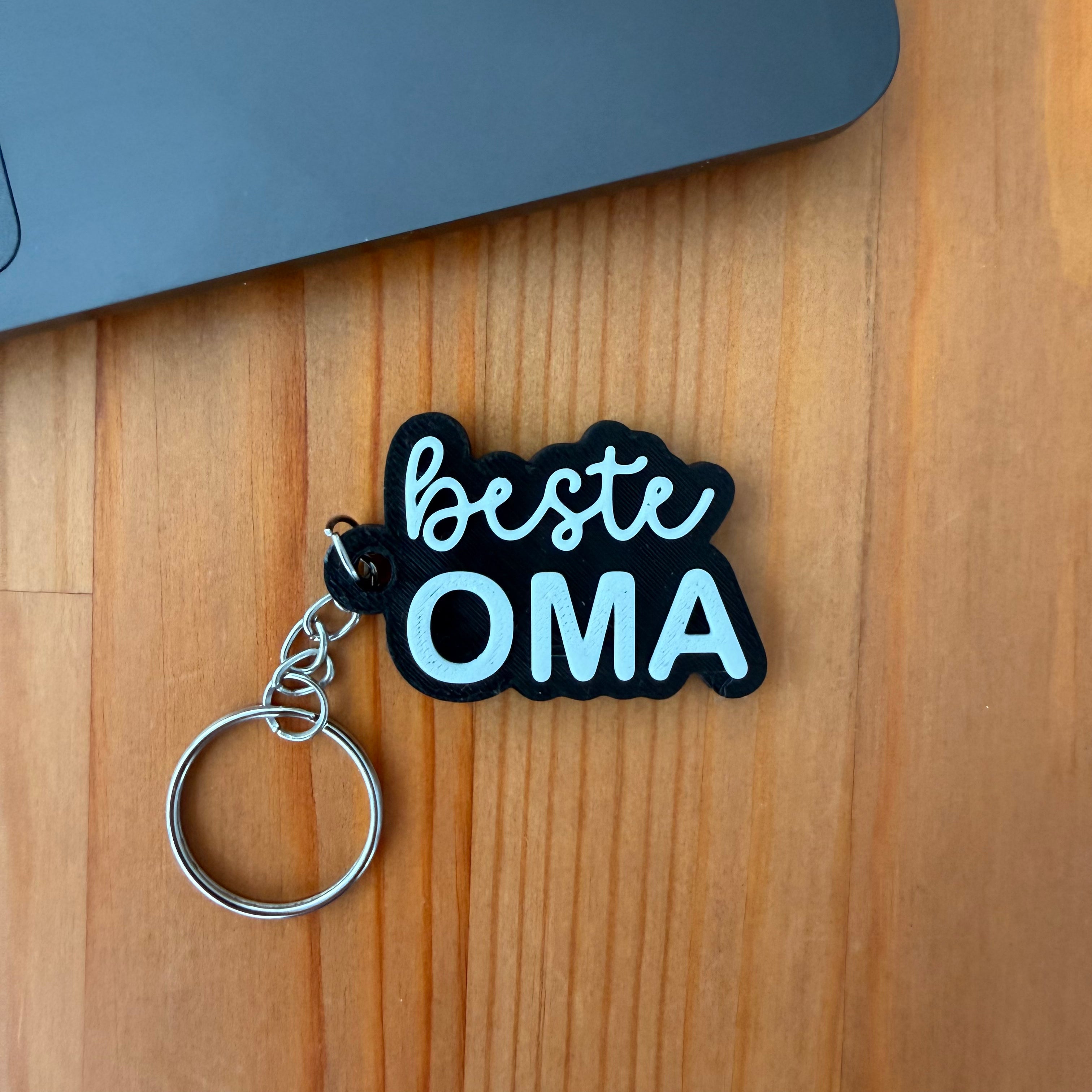 Beste-Oma - Schlüsselanhänger