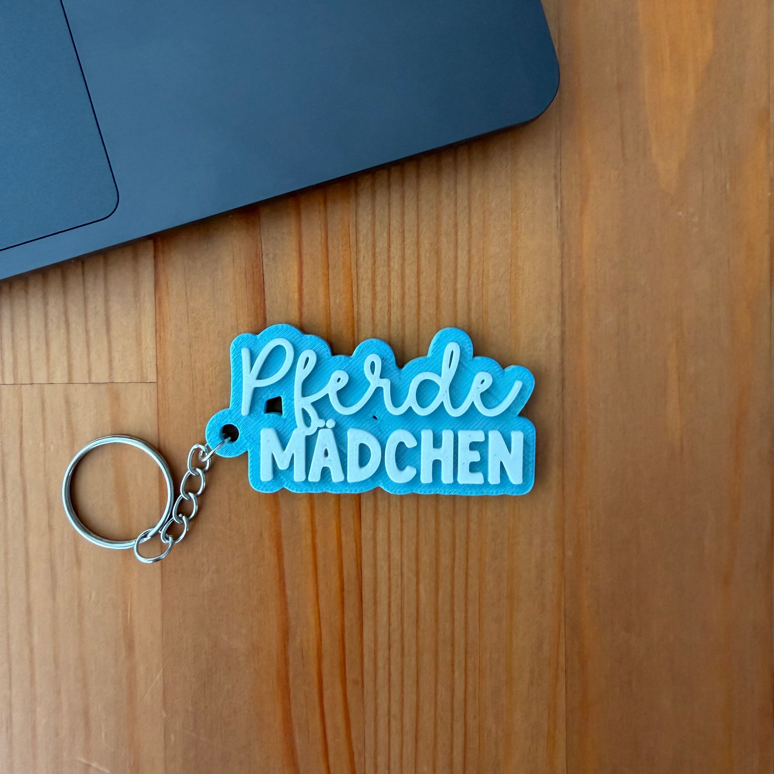 Pferde-Mädchen - Schlüsselanhänger