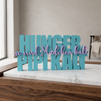 Hunger Pipi Kalt – Witziger Deko-Schriftzug mit lustigem Spruch