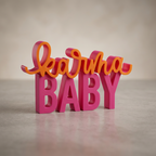 Karma Baby – Moderner Deko-Schriftzug mit Statement