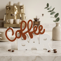 Coffee Bar – Stylischer Deko-Schriftzug für deine Kaffee-Ecke
