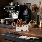 Coffee Bar – Stylischer Deko-Schriftzug für deine Kaffee-Ecke