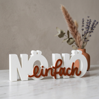 Nö einfach Nö – Witziger Deko-Schriftzug für Zuhause oder Büro