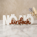 Nö einfach Nö – Witziger Deko-Schriftzug für Zuhause oder Büro