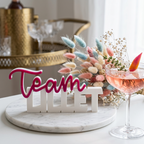 Team Lillet – Moderner Deko-Schriftzug für Lillet-Fans