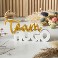 Team Hugo – Dekorativer Schriftzug für deine Hausbar